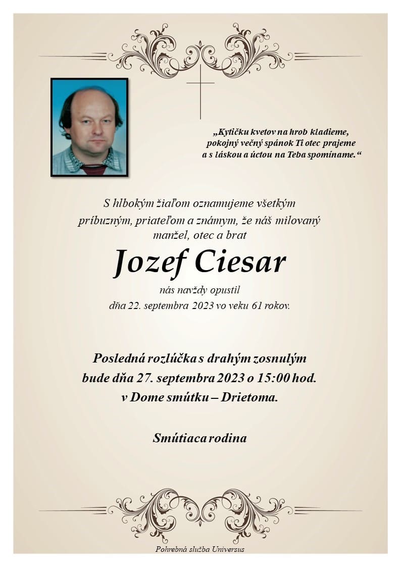 parte Jozef Ciesar