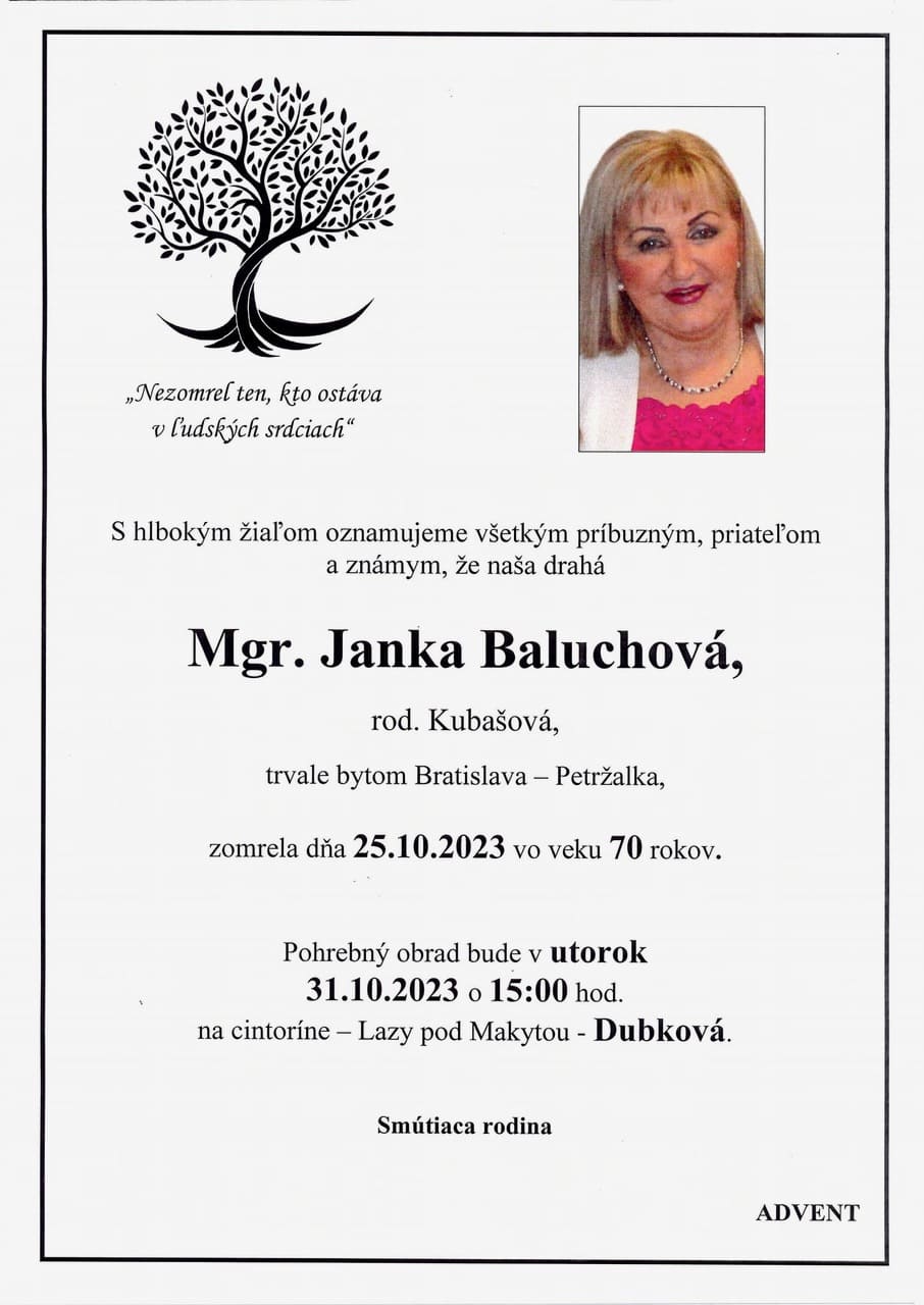 Mgr. Janka Baluchová