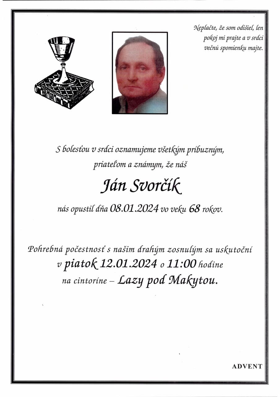 parte Ján Svorčík