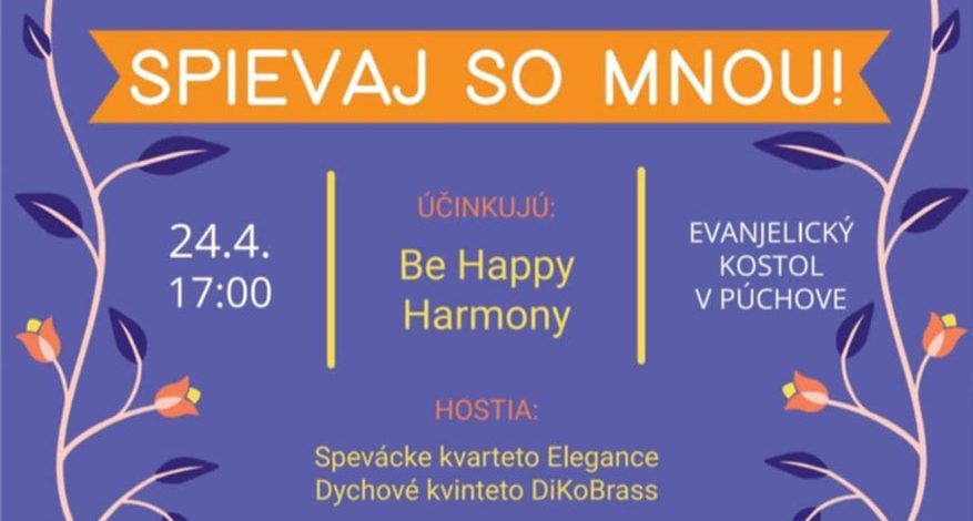 benefičný koncert - Spievaj so mnou