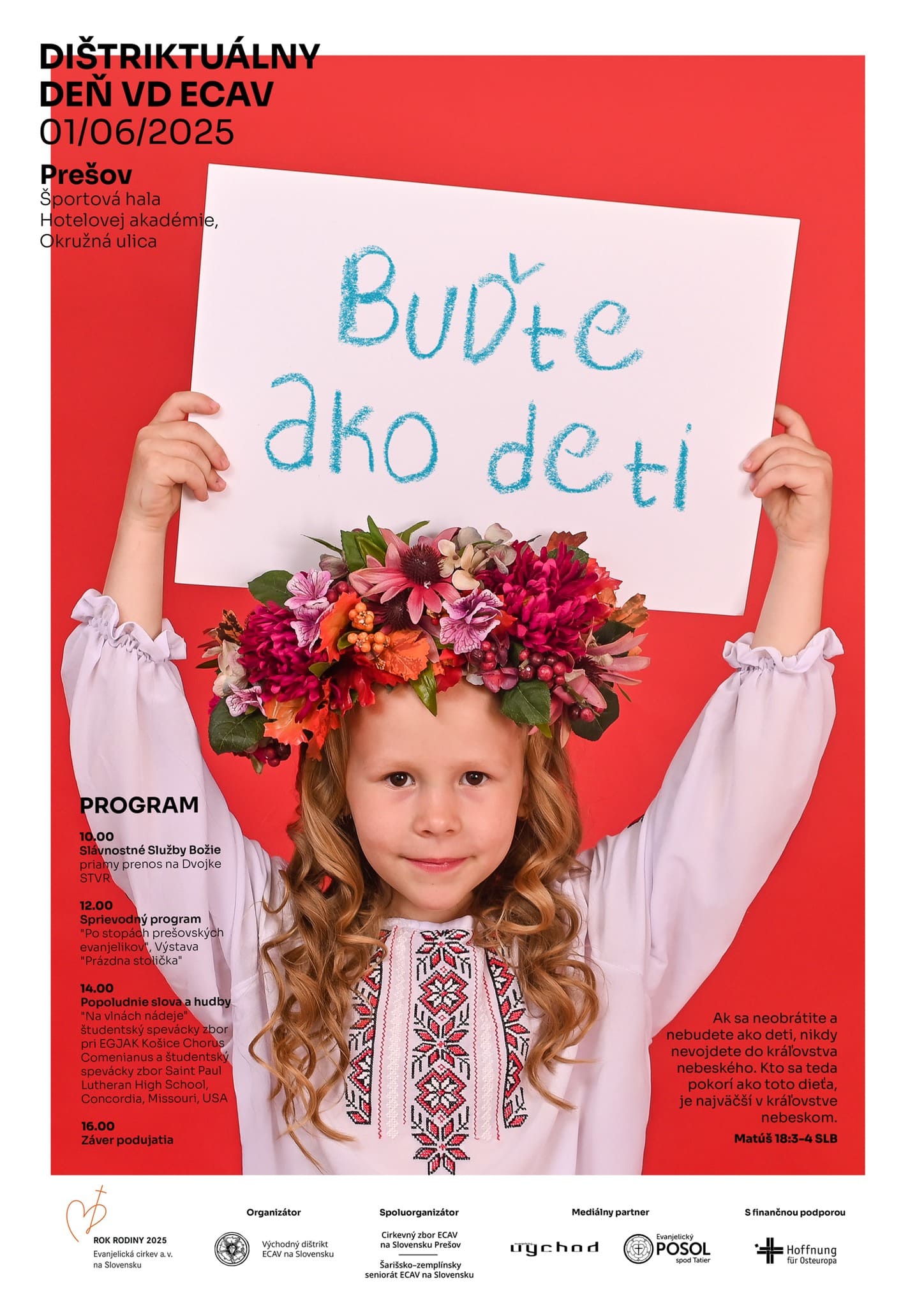 Pozvánka na Dištriktuálny deň VD ECAV 2025