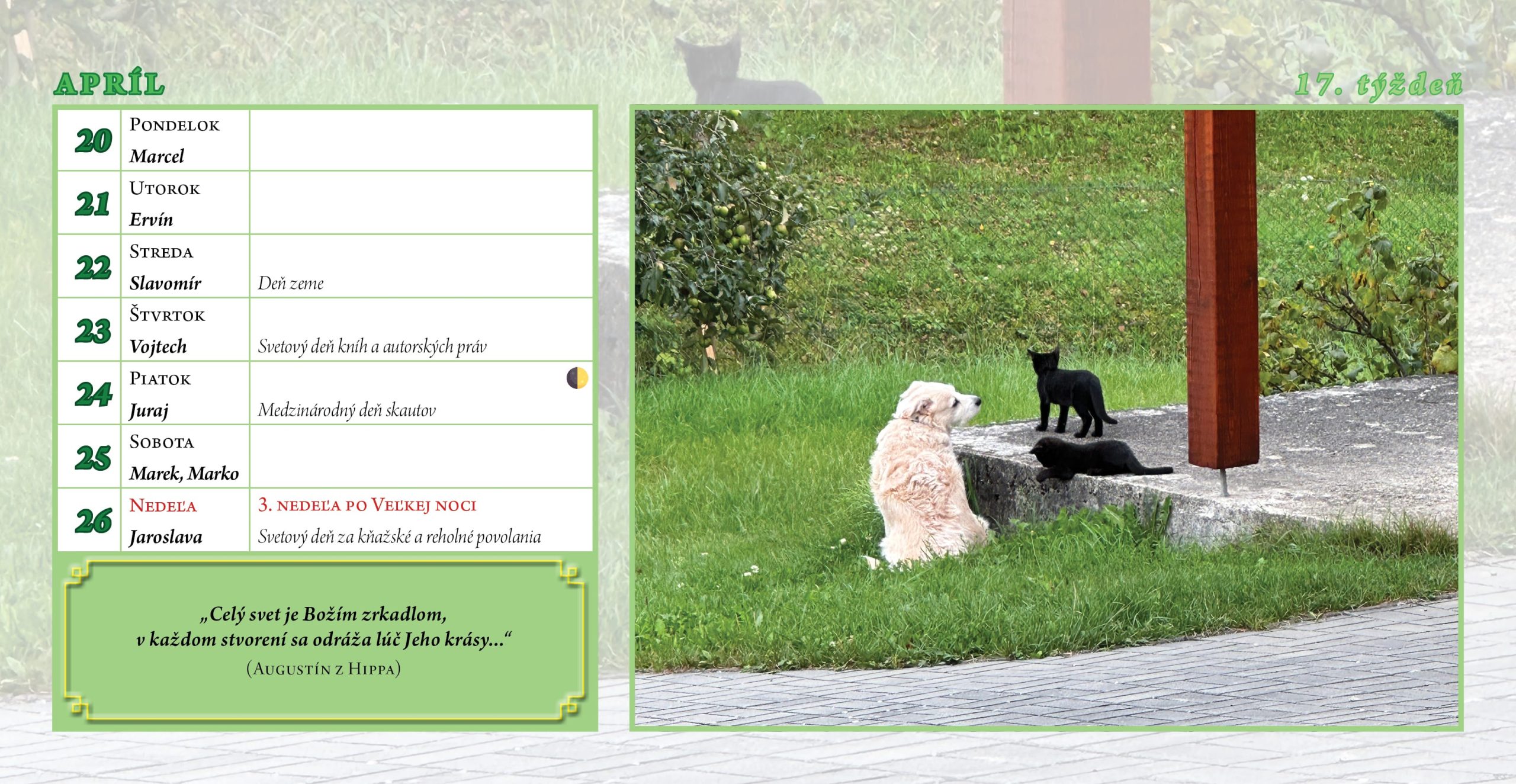 2026_17. týždeň Kalendár ECAV Lazy pod Makytou